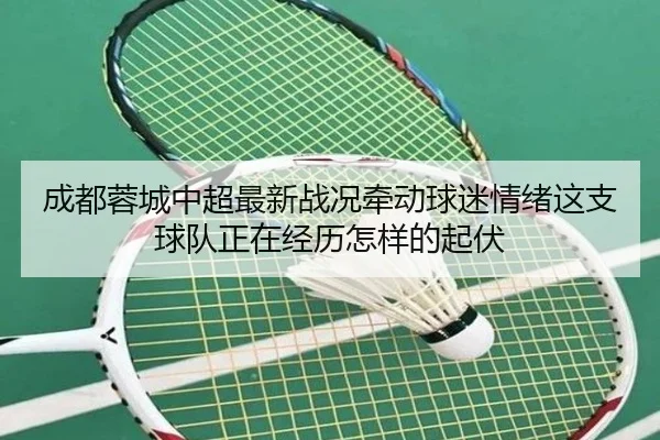 成都蓉城中超最新战况牵动球迷情绪这支球队正在经历怎样的起伏